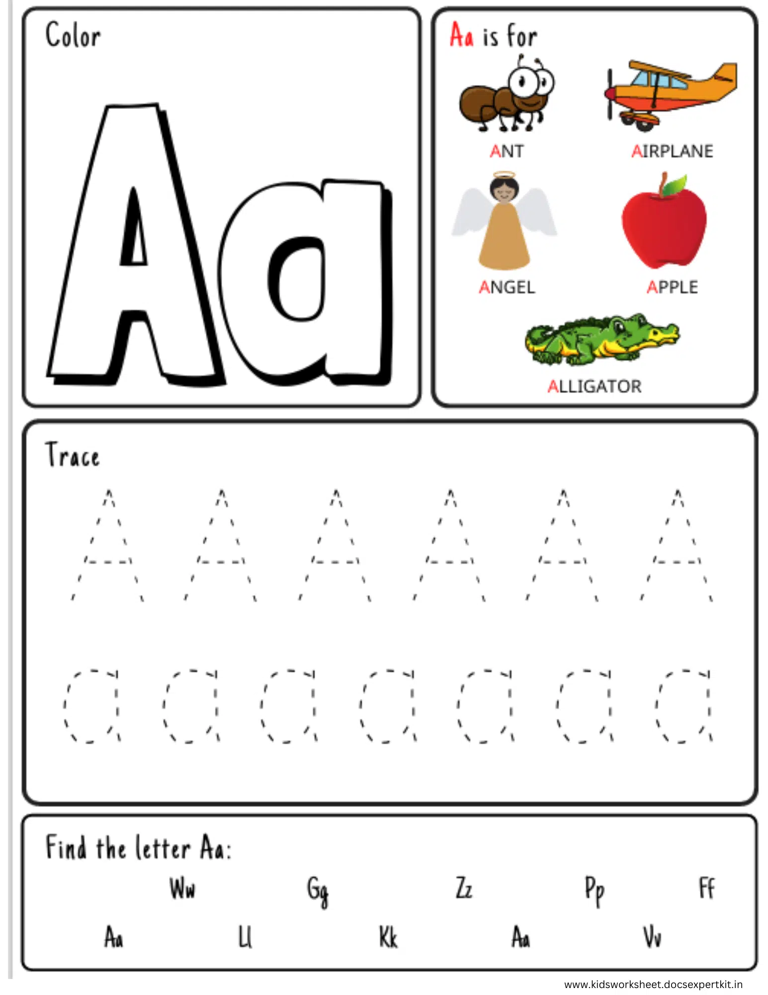 Alphabet Adventure Worksheet