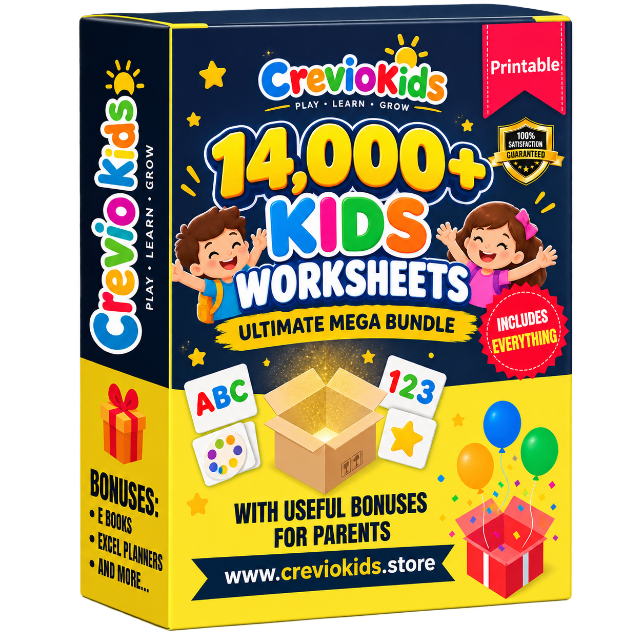 Crevio Kids 14,000+ Kids Worksheets